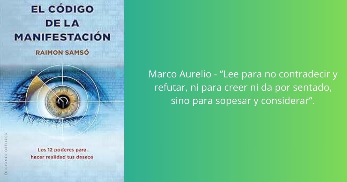 Portada del libro: El código de la manifestación